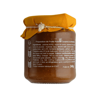 Préparation de Fruits - Pomme Caramel à la Bretonne